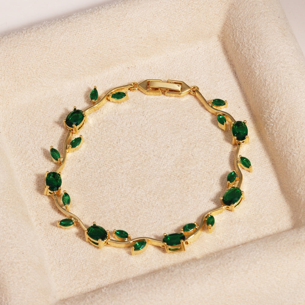 Emerald Luxe Tulip Bracelet
