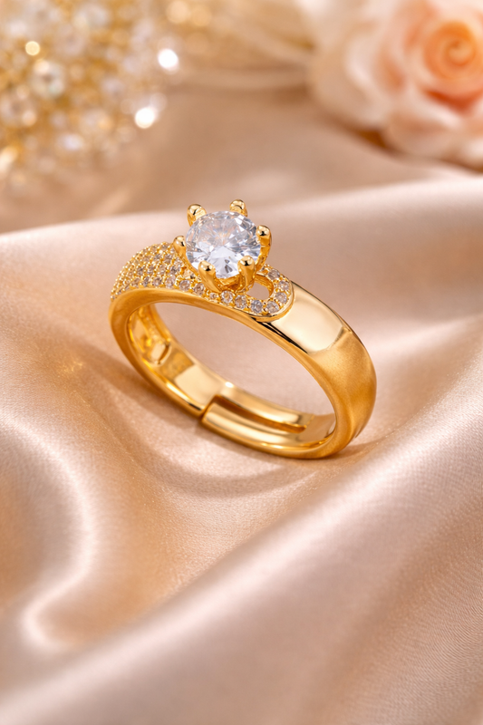 Luxe Adjustable Gold Ring