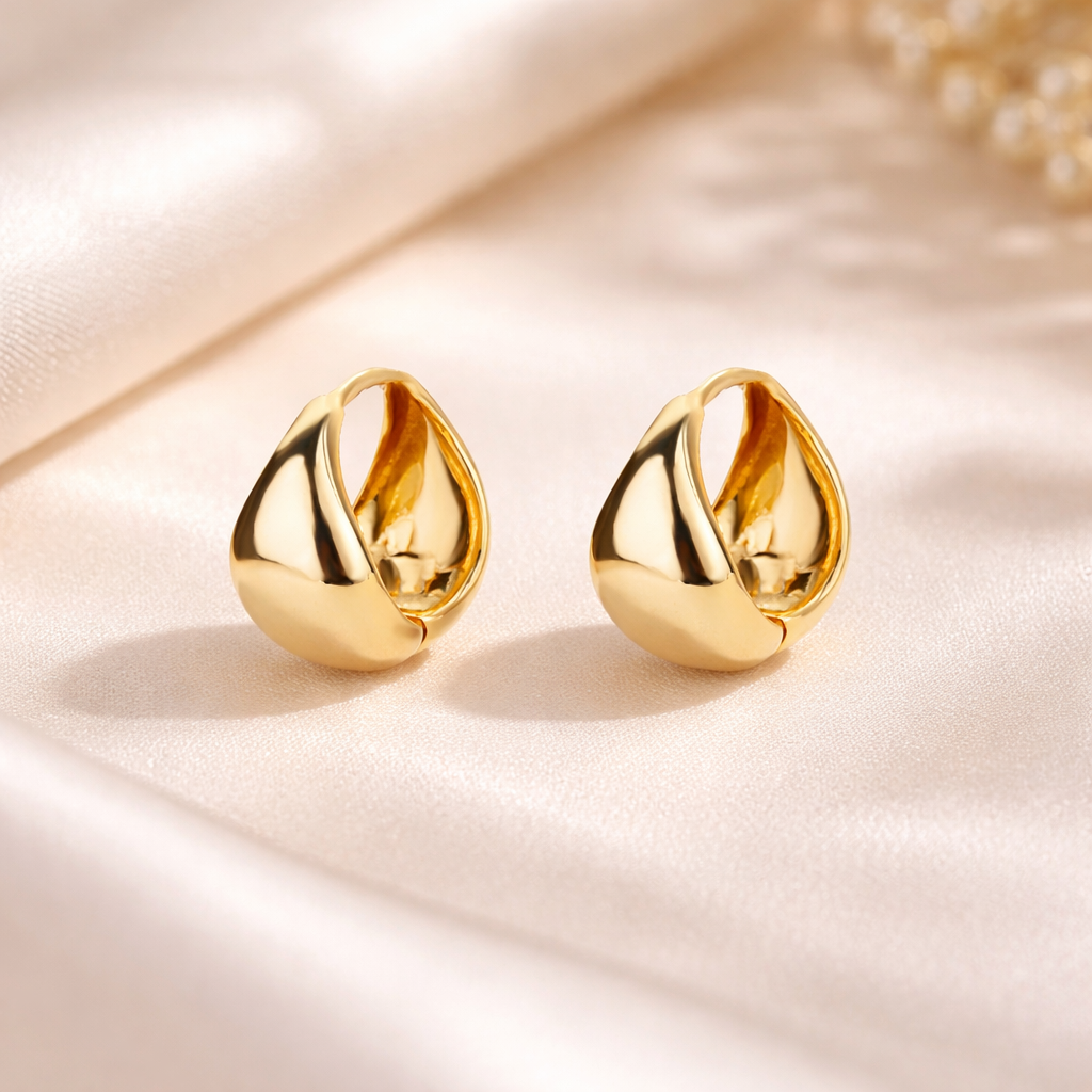Luxe Twist Gold Earrings