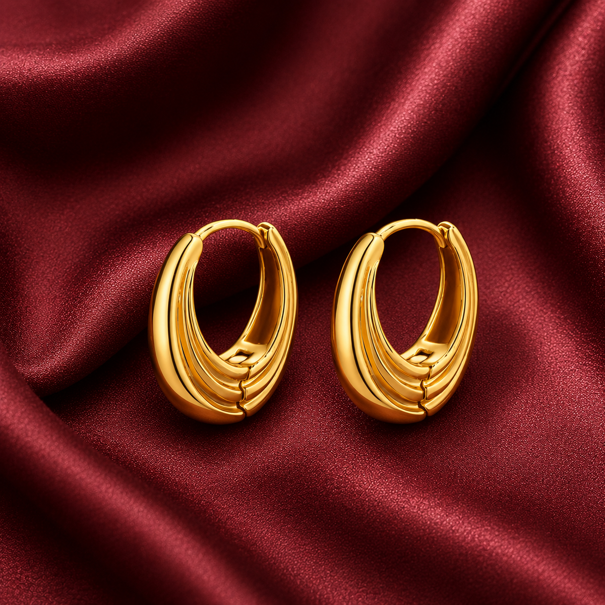 Classic Gold Huggie Hoops
