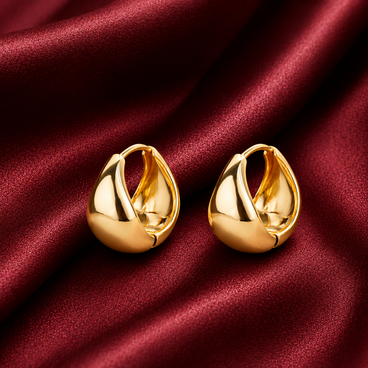 Luxe Twist Gold Earrings